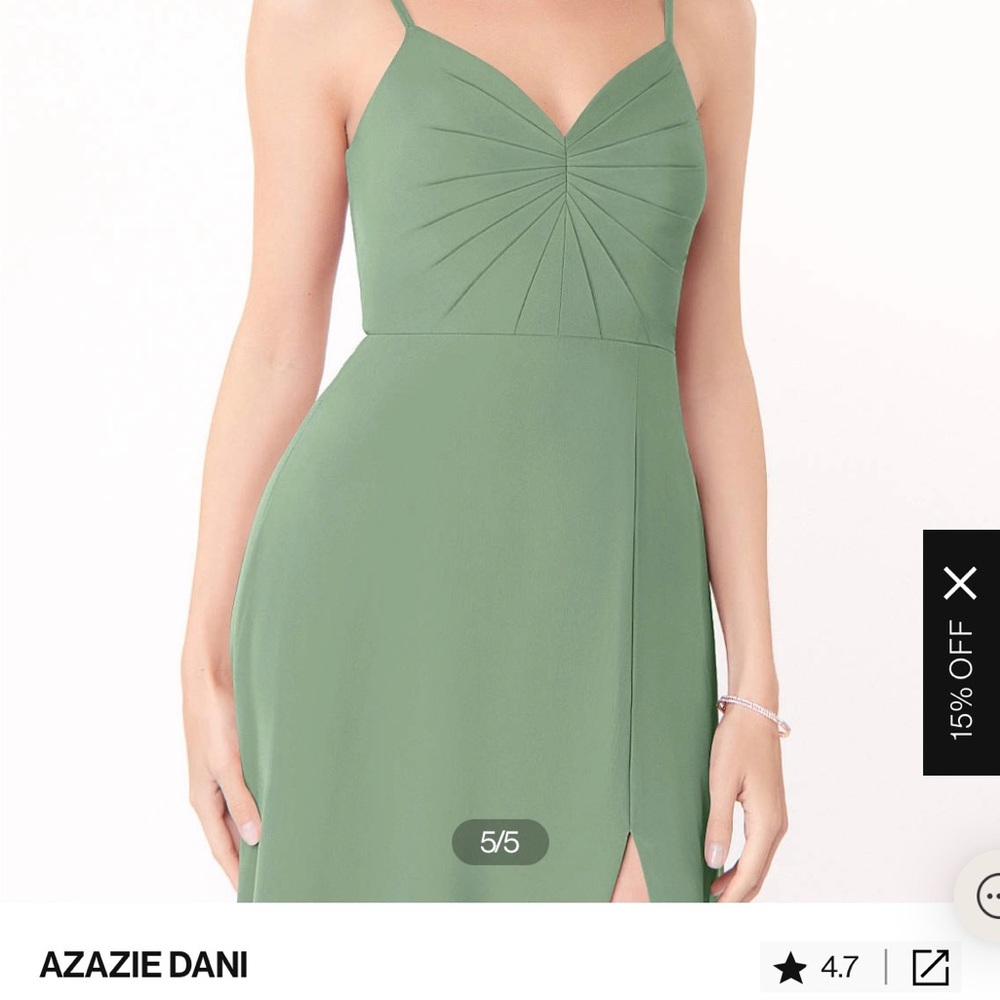 Azazie Matcha Bridesmaid Dress